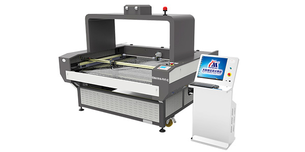 非金屬柔性材料大幅面攝像雙頭激光切割機_大族粵銘激光專業的激光設備生產廠家!